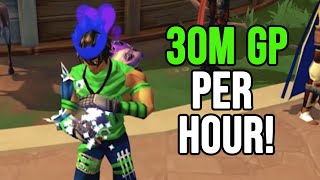 30MHr Gp  600kHr Exp Magic Money Making Method Runescape 2024 [upl. by Gombach673]