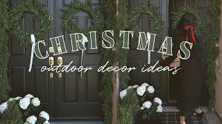 Christmas Decorating Ideas 2023  OutdoorFront Door Christmas Decor [upl. by Stephens]