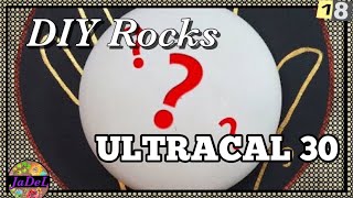 How to make your own stones using UltraCal 30  DIY Rocks [upl. by Grenier]