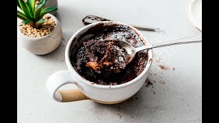 Chocolate Eggless Mug Cake Recipe  shorts viralvideo food chocolate [upl. by Noek]