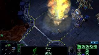 StarCraft 2 Beta  Full Terran Abilities Video [upl. by Wickner]