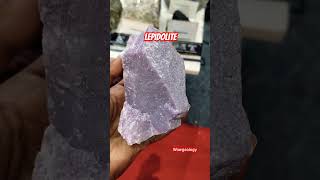 Lepidolite geology gemstone stone shorts information southafrica lithium rare mica wow [upl. by Aicala]