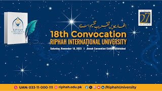 18th Convocation Ceremony by Riphah International University [upl. by Sullivan652]