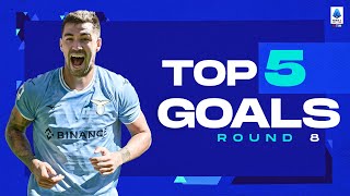 Romagnoli puts on striker’s boots  Top 5 Goals by cryptocom  Round 8  Serie A 202223 [upl. by Leind]