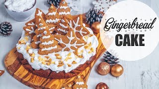 Christmas Gingerbread Cake Vegan amp Glutenfree [upl. by Llewol]