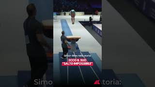 Simone Biles entra nella storia della ginnastica artistica adnkronos simonbiles notizie shorts [upl. by Razid]