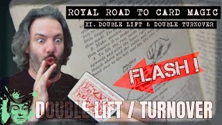 DOUBLE LiFT and DOUBLE TURNOVER ROyAL ROAD to CARD MAGiC live magic with cards practice JAM SESSiON [upl. by Pulsifer]