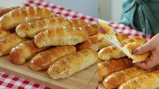 PÃO FOFINHO COM RECHEIO DE QUEIJO  FÁCIL E SUPER GOSTOSO  RENDE BASTANTE  Dika da Naka [upl. by Blood]