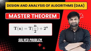 Master theoremSolving Recurrence Relation TnTn2n2 Design and Analysis of Algorithms [upl. by Nobe]