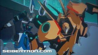 Transformers Robots In Disguise Cartoon Sneak Peek Video [upl. by Ezar583]