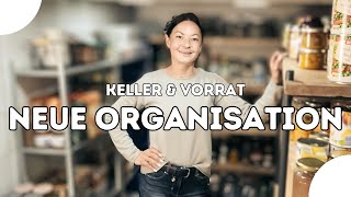 ORGANISATION Mein neuer Keller amp Vorratshaltung  Selbstversorger werden [upl. by Skiba652]