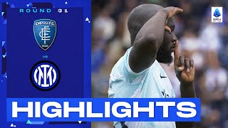 EmpoliInter 03  Big Rom is back Goals amp Highlights  Serie A 202223 [upl. by Rasia525]