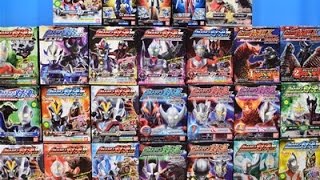 Ultraman Toys Collection Ultraman VS set X Armor Change ZeroGingaVictoryLeoSevenHikariTaro [upl. by Inoliel967]