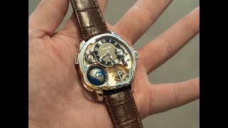 Greubel Forsey GMT Tourbillon Platinum REVIEW [upl. by Namharludba]