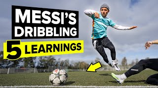 5 dribbling things MESSI does that YOU dont [upl. by Anaxor]