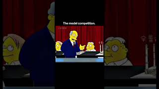 The Springfield model competition  part 2treandingshort cartoon viralvideo simpsons [upl. by Yelah762]