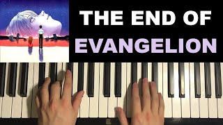 The End Of Evangelion  Komm Süsser Tod Piano Tutorial Lesson [upl. by Ling]