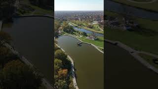 Staro jezero u Kikindi 🎃 travel fypシ゚viral srbija drone 4k nature lake view autumn balkan [upl. by Silberman]