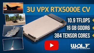 NVIDIA Turing™ 3U VPX RTX5000 Module for Military and Aerospace [upl. by Vito]