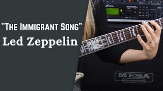 Easy Guitar Lesson on How to Play quotThe Immigrant Songquot by Led Zeppelin [upl. by Daly427]