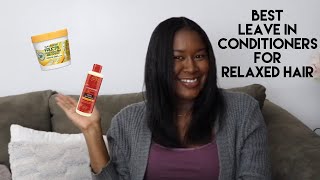 Best Leave in Conditioners for Relaxed Hair [upl. by Halueb]