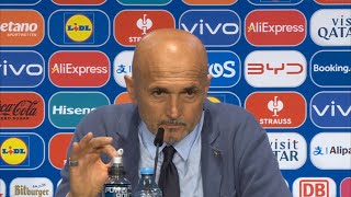 Spalletti dopo SvizzeraItalia 20 «Resto ct Responsabilità mia ho scelto io i calciatori» [upl. by Nefen]