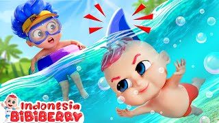 Baby Shark  Lagu dance Bayi Hiu 🐳 Lagu Anak Anak  BiBiBerry Bahasa Indonesia [upl. by Jelene126]