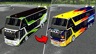 COBA BIKIN LIVERY BUS BUS SIMULATOR INDONESIA [upl. by Ama]