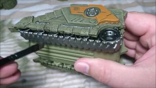 How to paint a Warpath Forge Father tank the easy way [upl. by Aissert]