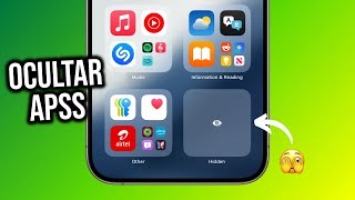 APRENDE a Ocultar Apps en tu iPhone  Fácil y Rápido✅ [upl. by Keslie]