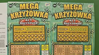 Zdrapki Lotto 🎲 Mega Krzyżówka 0731 💰 PREMIERA 👉 5 zdrapek [upl. by Neleh381]