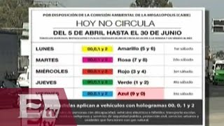 El calendario vehicular con las nuevas modificaciones al Hoy No Circula Vianey Esquinca [upl. by Kluge]