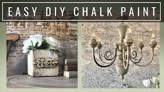 Easy DIY Chalk Painting Projects Annie Sloans Chalk Paint and Pearlescent Glaze [upl. by Kathie]