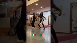 When italy meets cameroon dancing amapiano 🇿🇦 viral ❤️🔥 [upl. by Eisenstark198]