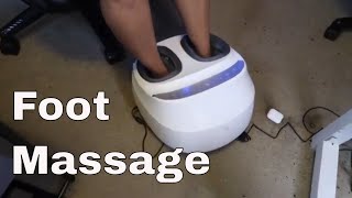 Sharper Image Foot Massager Shiatsu With Heat  Massage For Stress Relief [upl. by Addi]