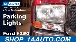 How to Replace Corner Light 0204 Ford F250 Super Duty [upl. by Laurentia]