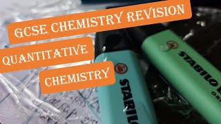 GCSE Quantitative Chemistry and Calculations revision Example question walkthrough and FREE MINDMAP [upl. by Henden112]