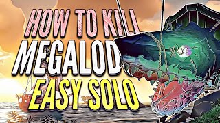 How To Kill Meg Easy Solo  Sea of Thieves [upl. by Adnahsam670]