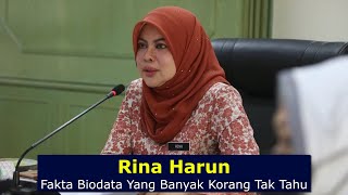 Rina Harun Fakta Biodata Yang Banyak Korang Tak Tahu [upl. by Arykat]