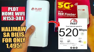 PLDT Home Prepaid WiFi H153381 Speed Test Review and Quick Unboxing SULIT NGA BA [upl. by Mabelle]