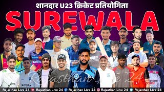 Live Surewala U23 Cricket Cup 2023  Talwara Jheel 🆚 Dabwali [upl. by Lahcim]