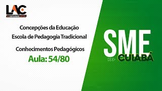 SME 2019  Conhecimentos Pedagógicos  Concepções da Educação  Escola de Pedagogia  5480 [upl. by Mohn]