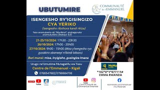 UMUNSI 1 YEZU ARAMUBWIRA ATI NKURIKIRAARAHAGURUKA ARAMUKURIKIRA Matayo 99 21 10 2024 [upl. by Adyam731]