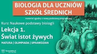 Świat istot żywych Lekcja biologii dla klasy 1 zakres rozszerzony [upl. by Enyrhtak]