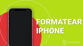 Cómo restaurar o formatear iPhone bloqueado [upl. by Ertsevlis]