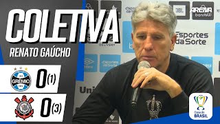 COLETIVA RENATO GAÚCHO  AO VIVO  Grêmio x Corinthians  Copa do Brasil 2024 [upl. by Mohandis39]