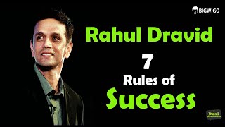 Rahul Dravid 7 Rules of Success Inspirational speech  Motivational Interview [upl. by Nove]