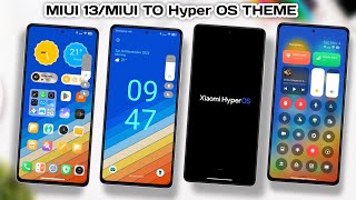 Finally HyperOS Theme Setup For Miui 14  Miui 13 For Redmi Poco amp Xiaomi Devices [upl. by Lashoh]