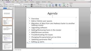 Hadoop Day to Day Operations  Introduction [upl. by Eannej509]