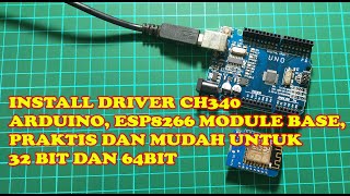 Cara Install Driver Serial CH340 Arduino dan Wemos Mudah dan Praktis How to Install Driver CH340 [upl. by Prosperus]